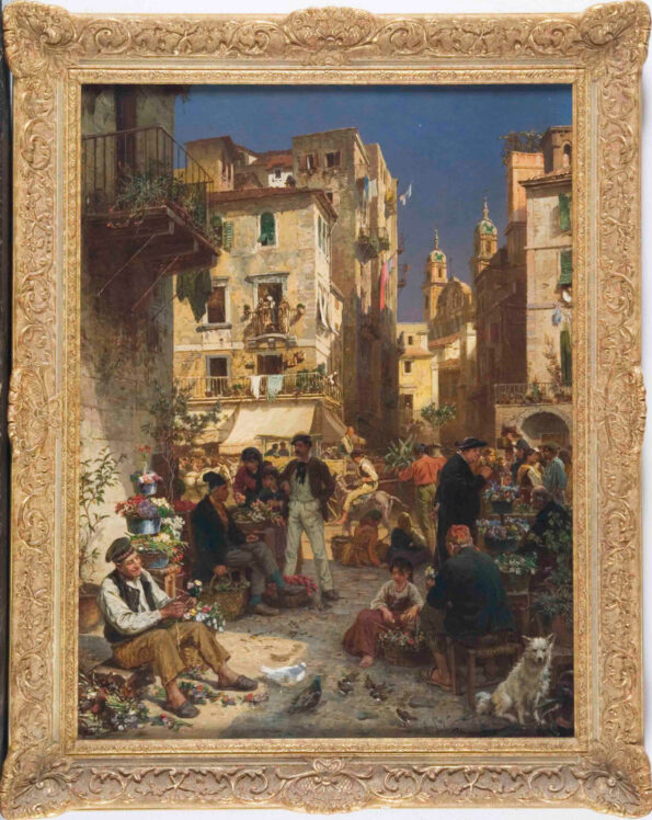 Mercato dei fiori a Palermo – Alois Schonn