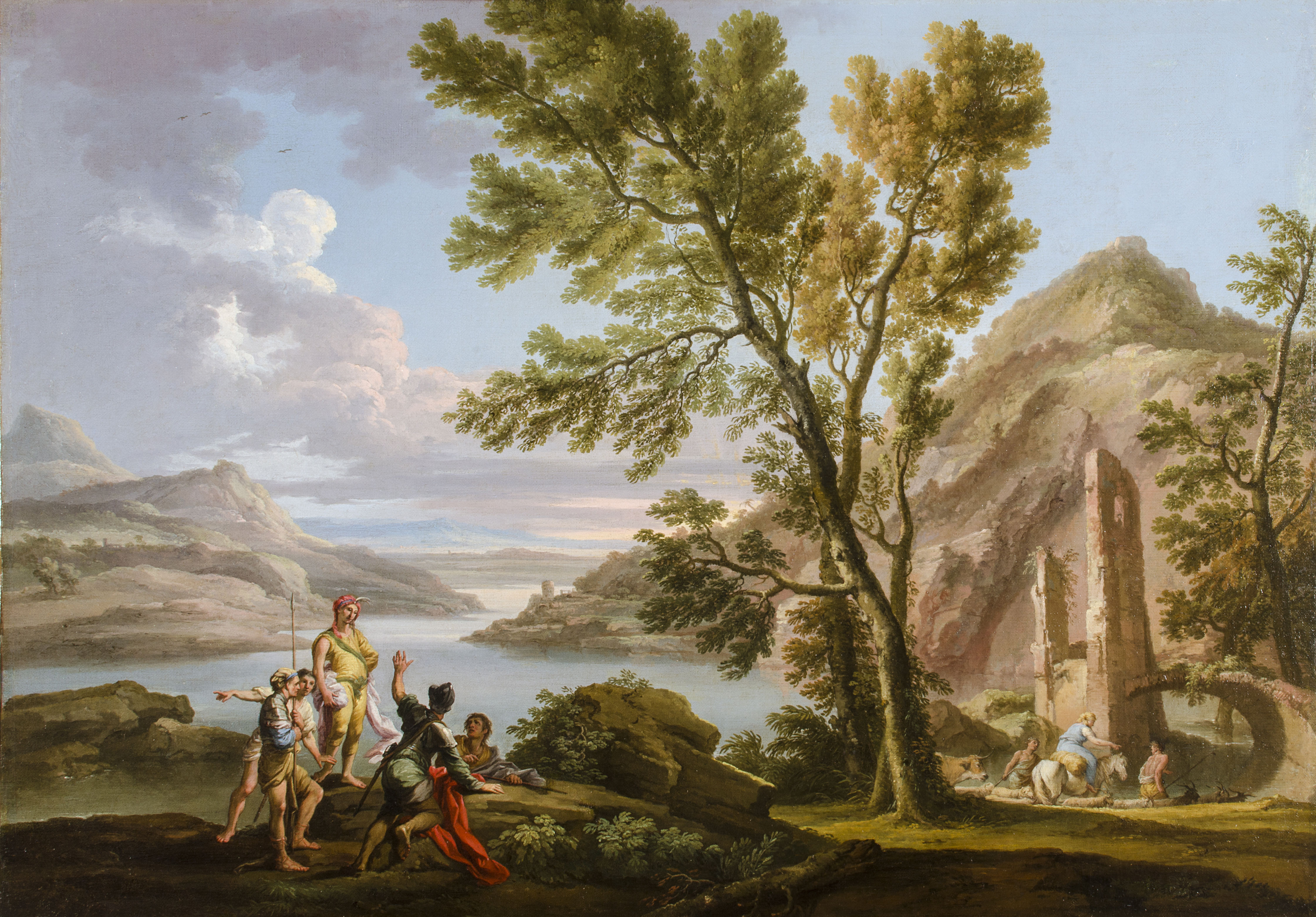 arcadian landscape paintings