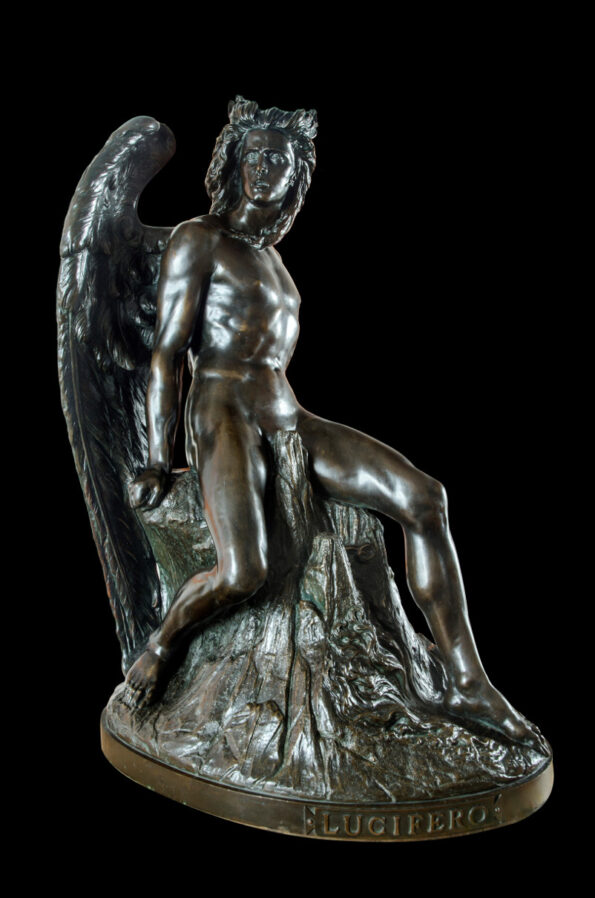 Bronze depicting Lucifer