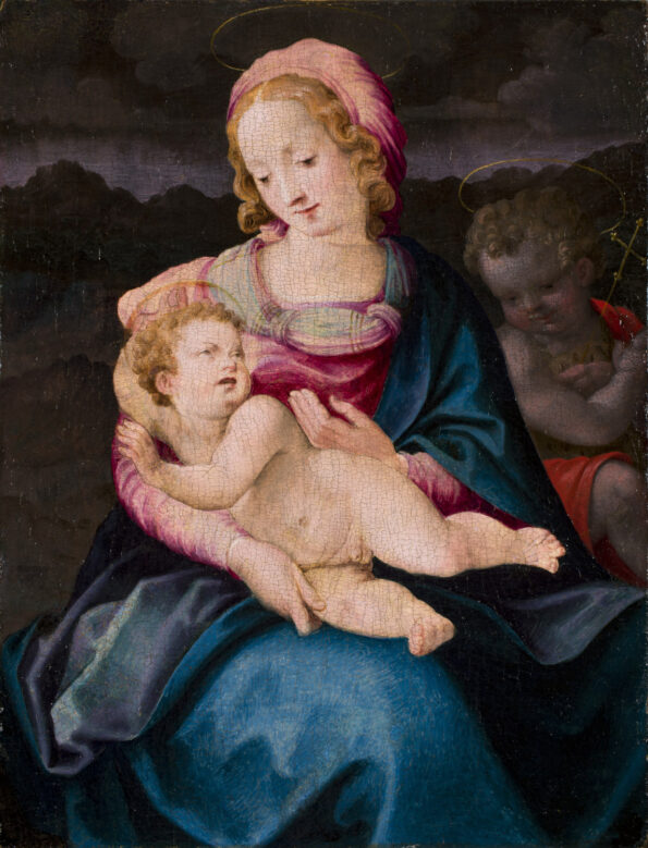 Madonna with Jesus child and Saint John